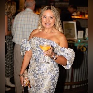 Elliatt off the shoulder dress.